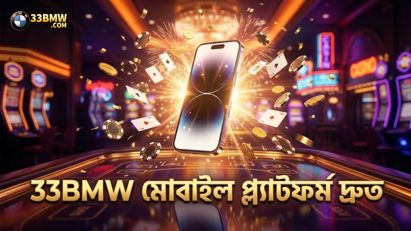 33BMW ক্যাসিনোর মোবাইল প্ল্যাটফর্ম দ্রুত ও ব্যবহারবান্ধব।