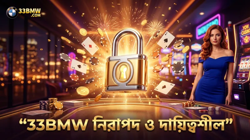 33BMW ক্যাসিনো নিরাপদ লেনদেন ও দায়িত্বশীল গেমিং নিশ্চিত করে।
