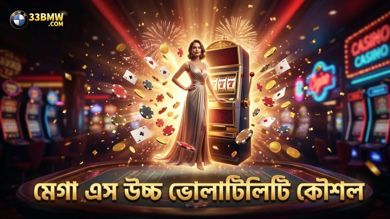 উচ্চ ভোলাটিলিটি বিশ্লেষণ করে মেগা এস স্লটে কৌশল প্রয়োগ।