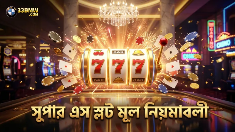 সুপার এস স্লট খেলার জন্য প্রয়োজনীয় মূল নিয়মাবলী।